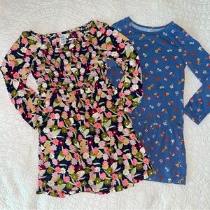 Two Carters Long Sleeve Floral Dressses Size 7